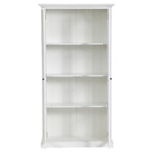 White Hamptons 2 Door Display Cabinet